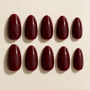 Concept preview of the After Five press-on nail set