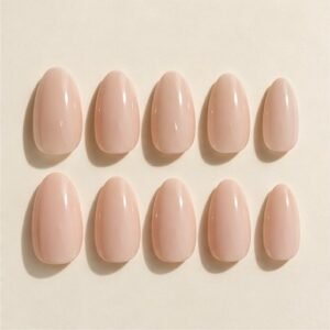 Concept preview of the Sunday Linen press-on nail set